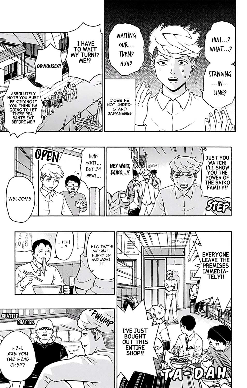 Saiki Kusuo no Sainan Chapter 193 page 12 - Chapter 193: The Ultimate Trial of the PSIko Clan