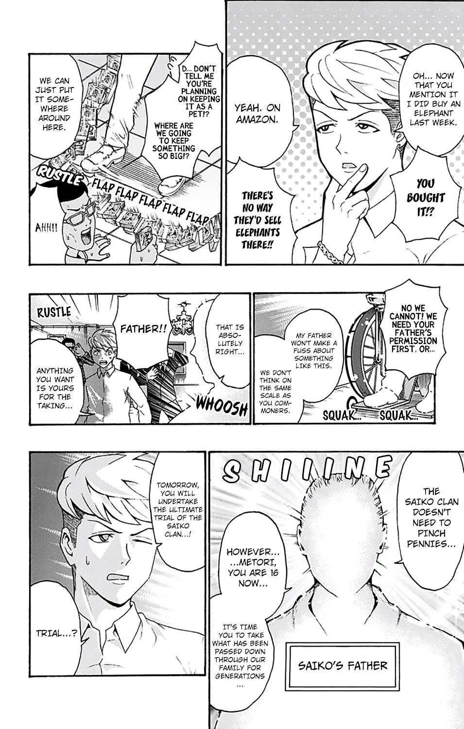 Saiki Kusuo no Sainan Chapter 193 page 3 - Chapter 193: The Ultimate Trial of the PSIko Clan