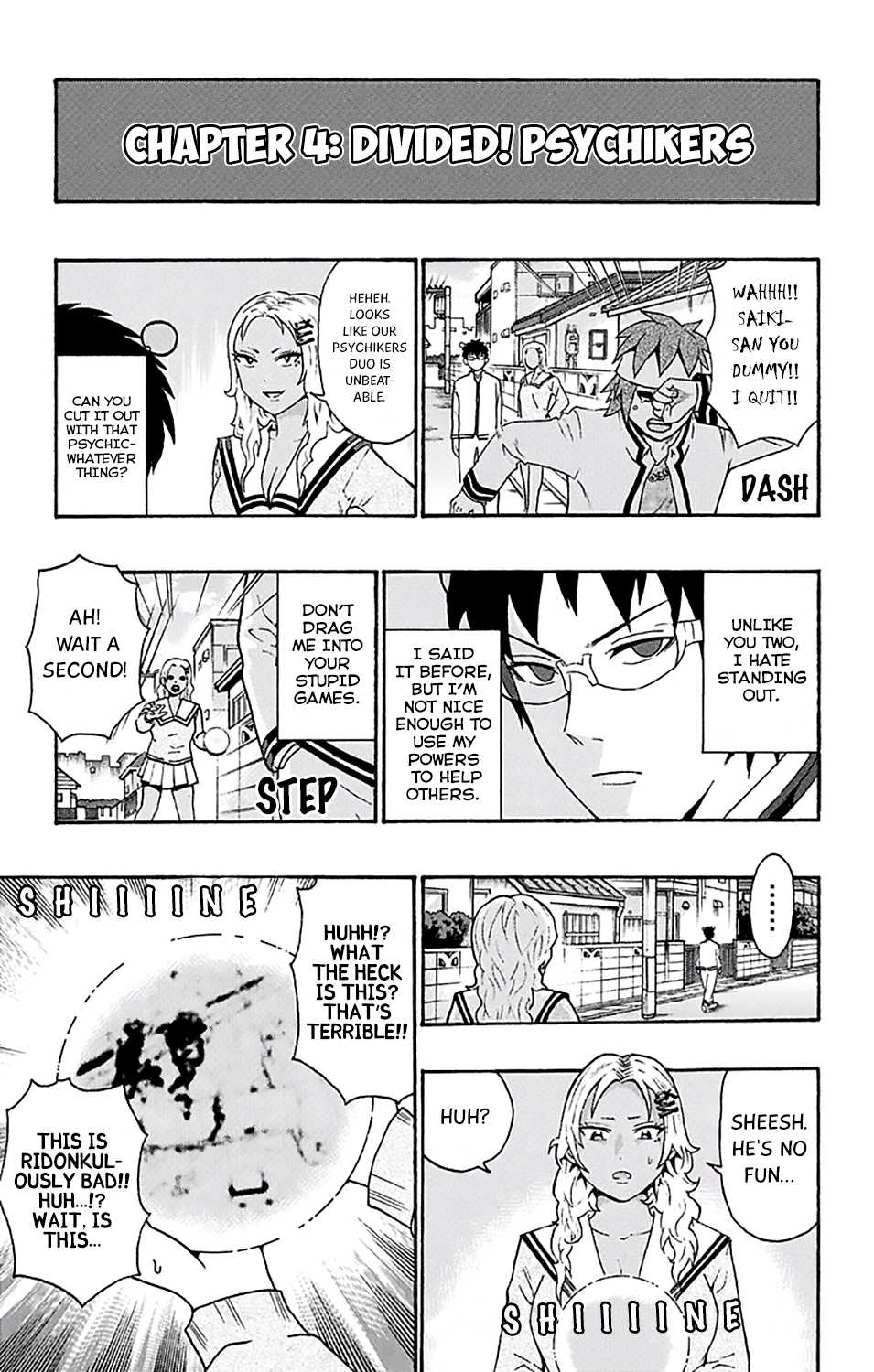 Saiki Kusuo no Sainan Chapter 194 page 13 - Chapter 194: Psychic PSIdekicks