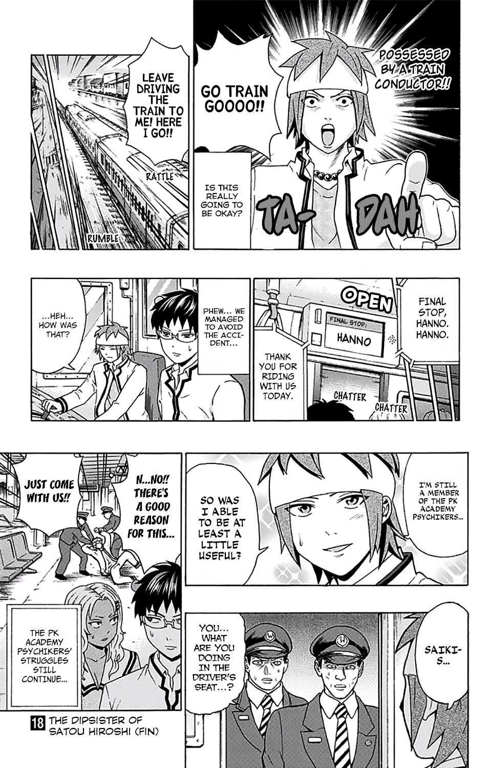 Saiki Kusuo no Sainan Chapter 194 page 17 - Chapter 194: Psychic PSIdekicks
