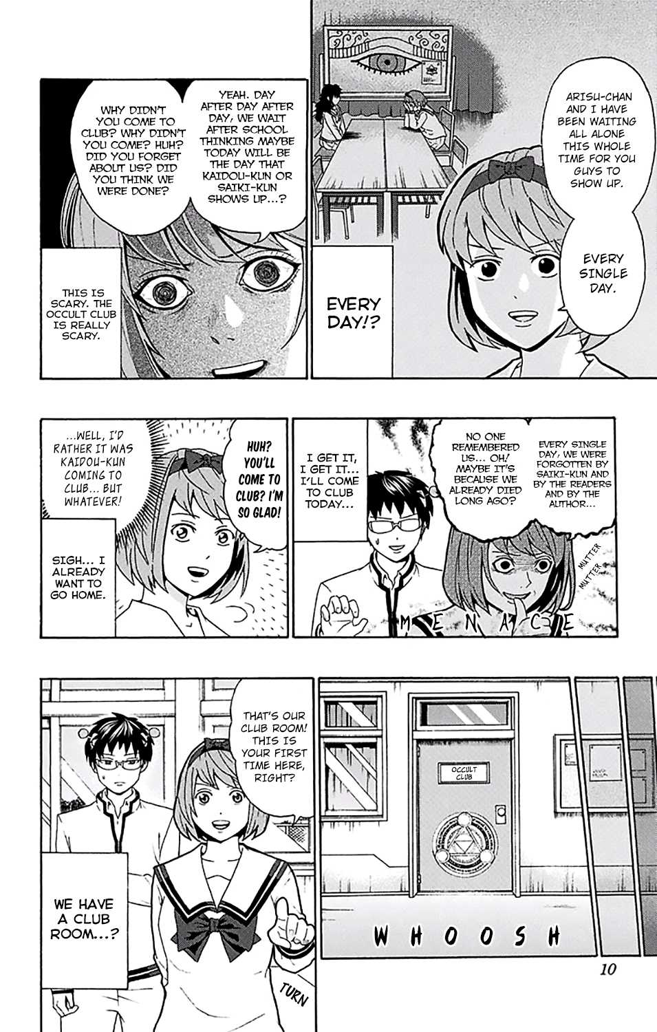Saiki Kusuo no Sainan Chapter 195 page 12 - Chapter 195: PSIcary Movie: Occult Club