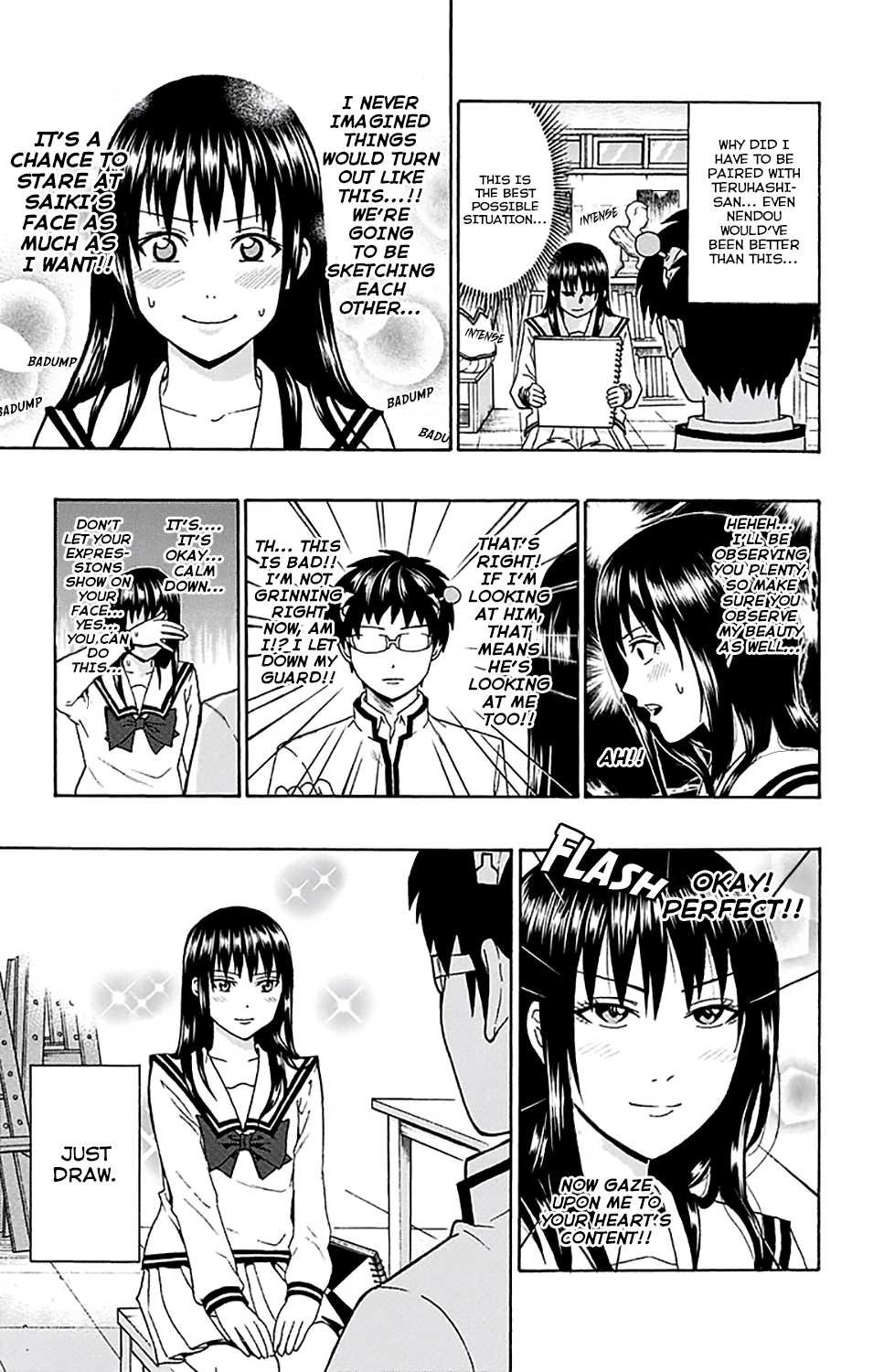 Saiki Kusuo no Sainan Chapter 197 page 10 - Chapter 197: The Genius Artist's ClasPSIroom