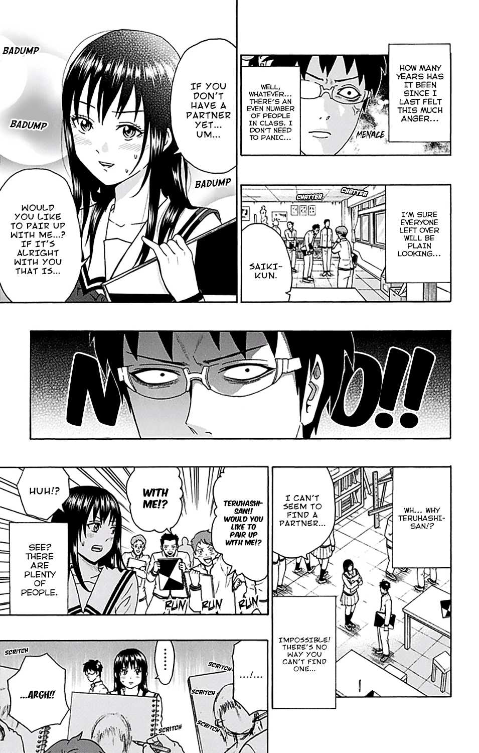 Saiki Kusuo no Sainan Chapter 197 page 8 - Chapter 197: The Genius Artist's ClasPSIroom