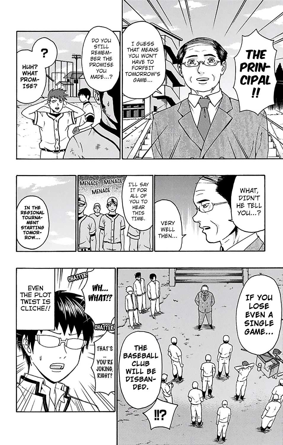 Saiki Kusuo no Sainan Chapter 198 page 11 - Chapter 198: ReconPSItructing the Baseball Club! (First Part)