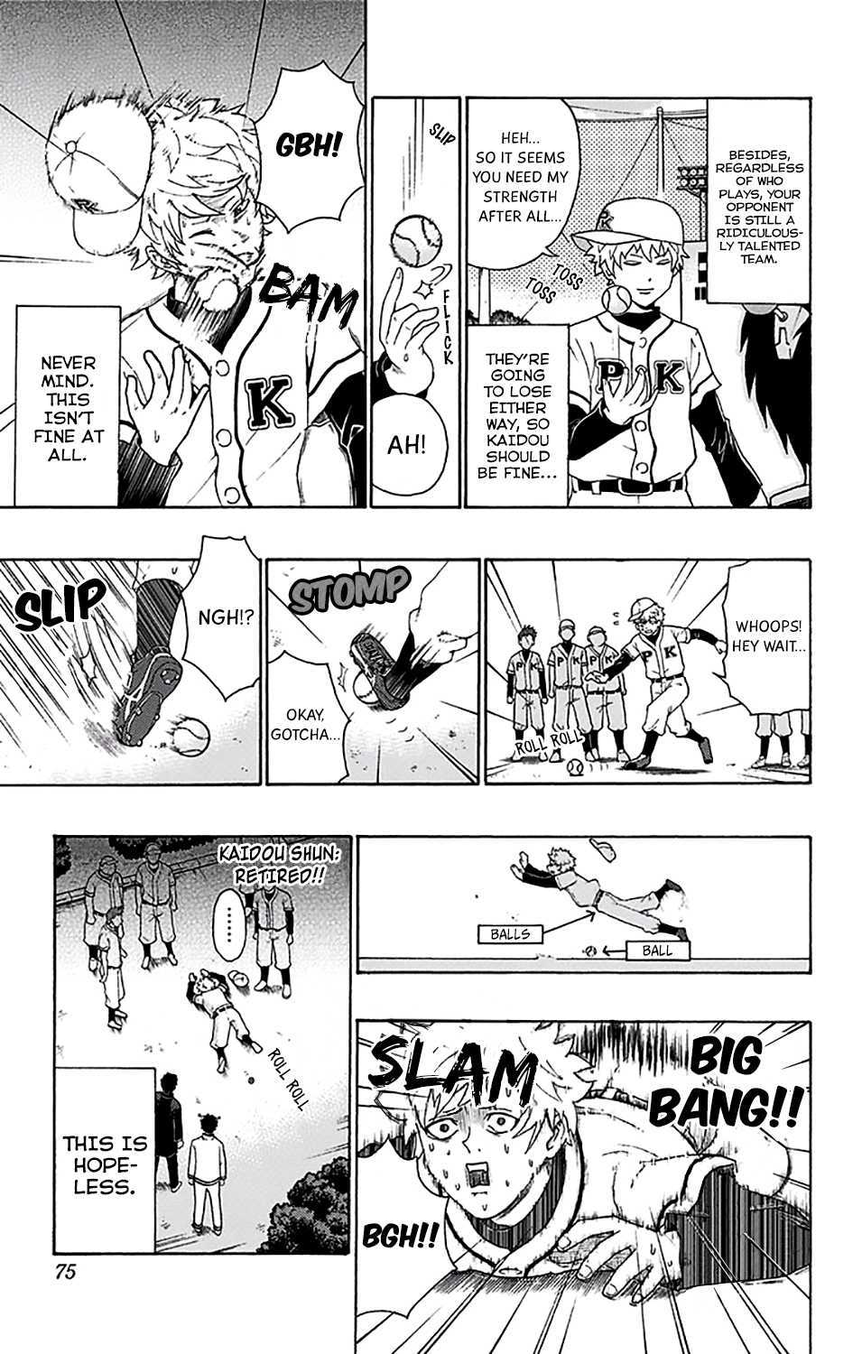 Saiki Kusuo no Sainan Chapter 199 page 6 - Chapter 199: ReconPSItructing the Baseball Club! (Middle Part)
