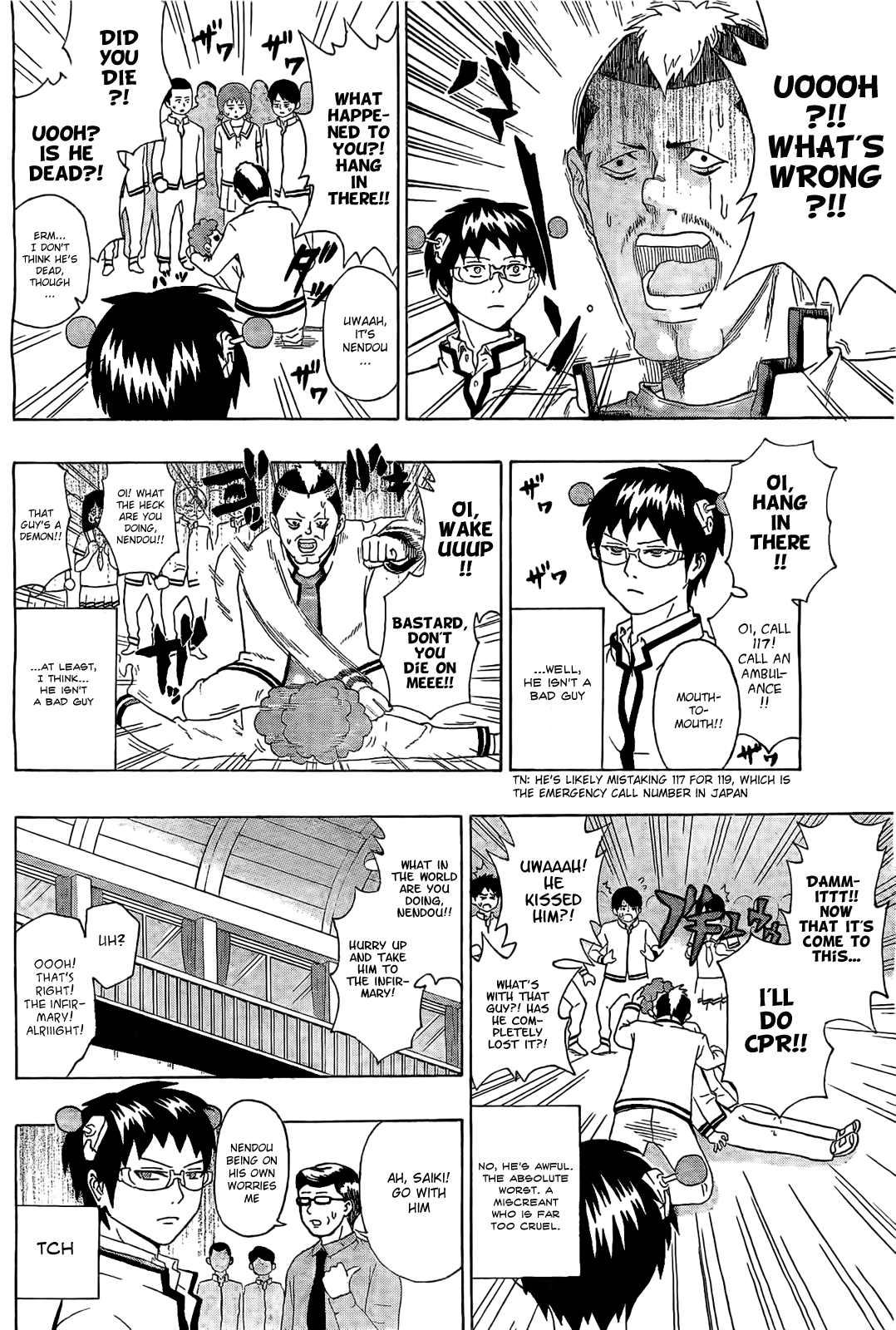 Saiki Kusuo no Sainan Chapter 2 page 10 - Chapter 2: The Ab-PSI-lute Worst!? Nendou Riki