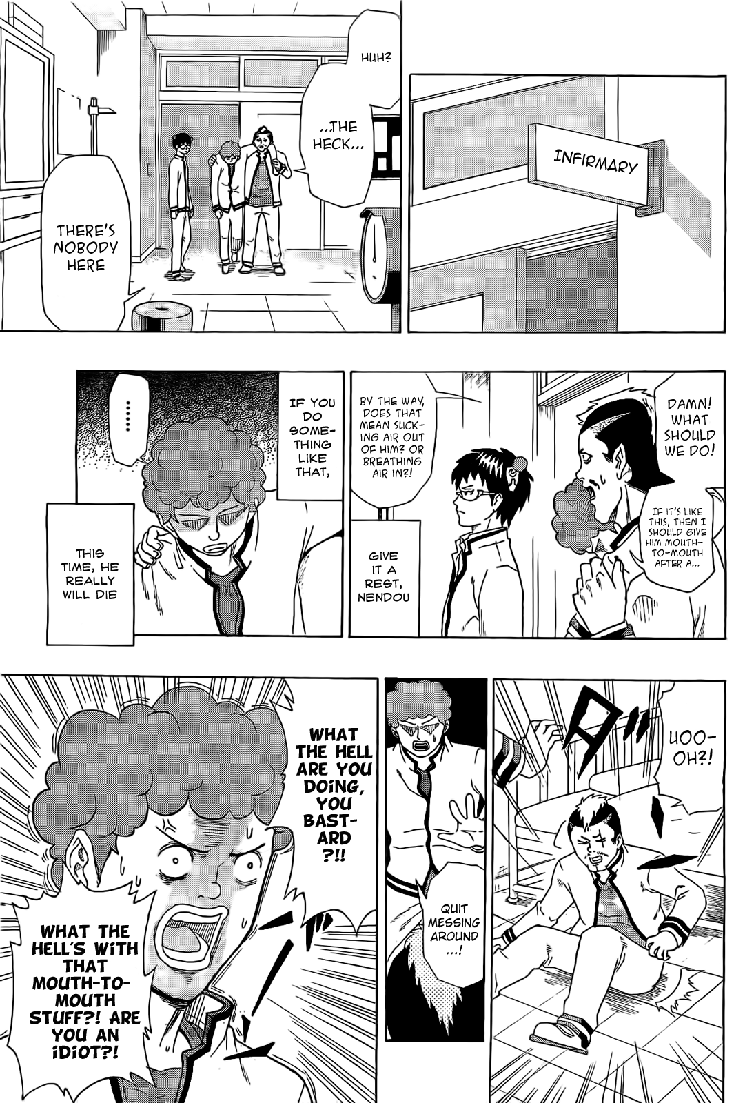 Saiki Kusuo no Sainan Chapter 2 page 11 - Chapter 2: The Ab-PSI-lute Worst!? Nendou Riki