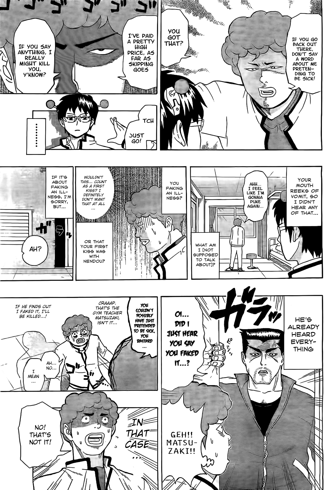 Saiki Kusuo no Sainan Chapter 2 page 13 - Chapter 2: The Ab-PSI-lute Worst!? Nendou Riki