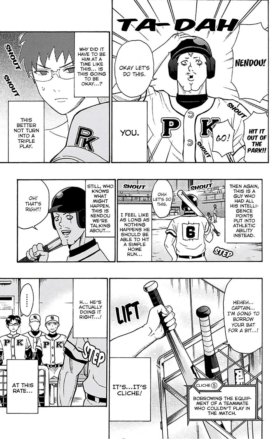 Saiki Kusuo no Sainan Chapter 200 page 10 - Chapter 200: ReconPSItructing the Baseball Club! (Final Part)