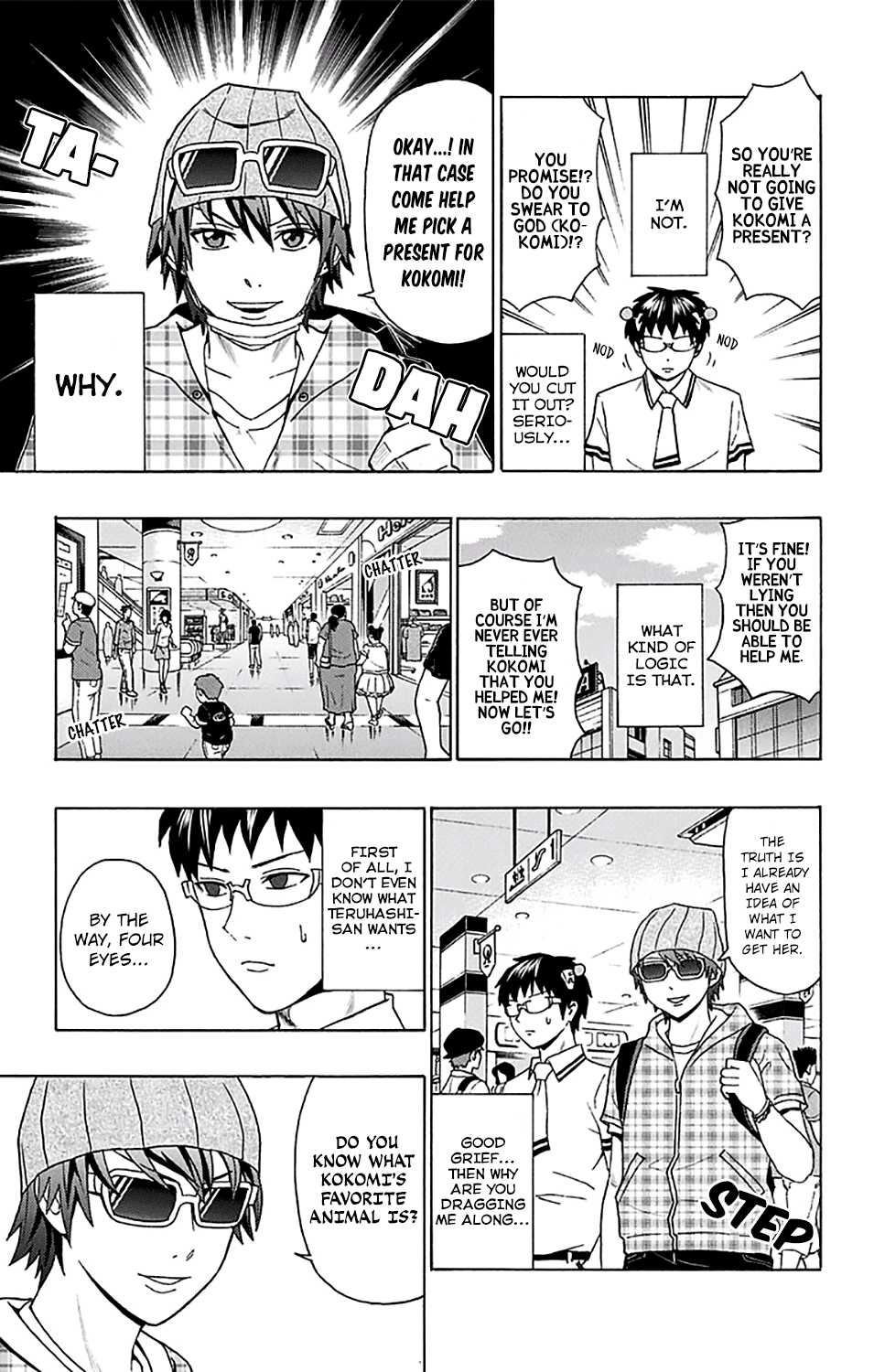 Saiki Kusuo no Sainan Chapter 204 page 10 - Chapter 204: The Perfect PrePSInt for a Beloved Little PSIster