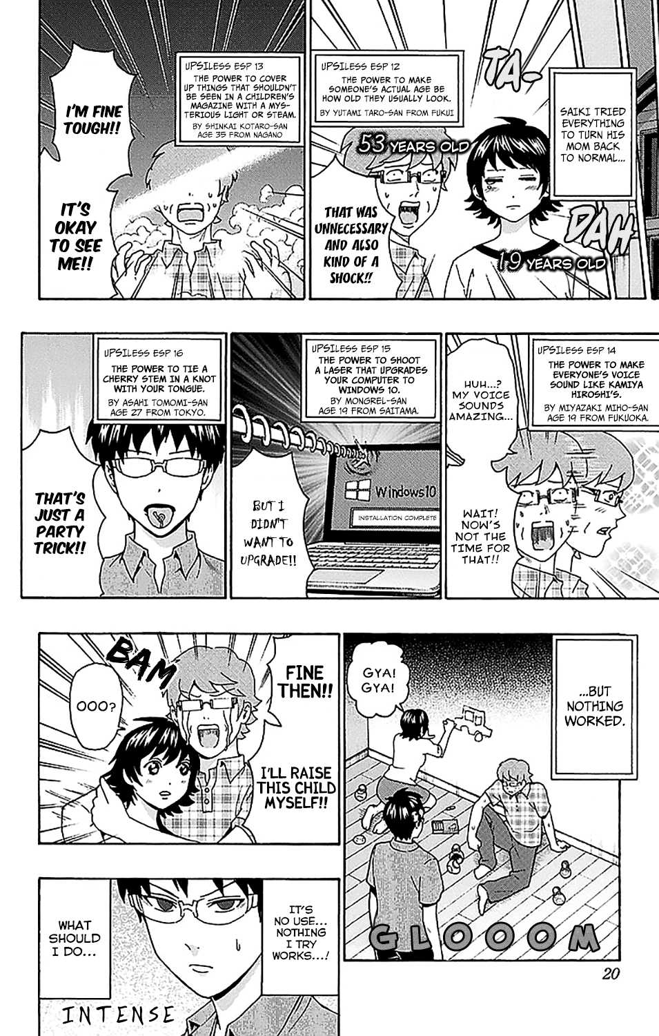 Saiki Kusuo no Sainan Chapter 206 page 22 - Chapter 206: The DiPSIster of UPSIless ESP