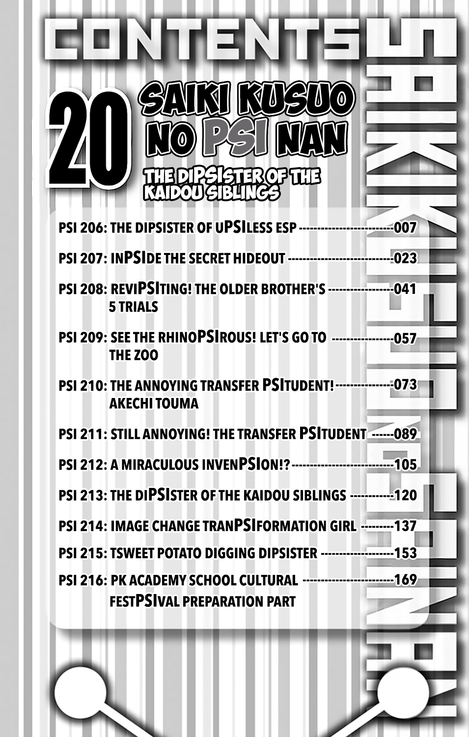 Saiki Kusuo no Sainan Chapter 206 page 8 - Chapter 206: The DiPSIster of UPSIless ESP