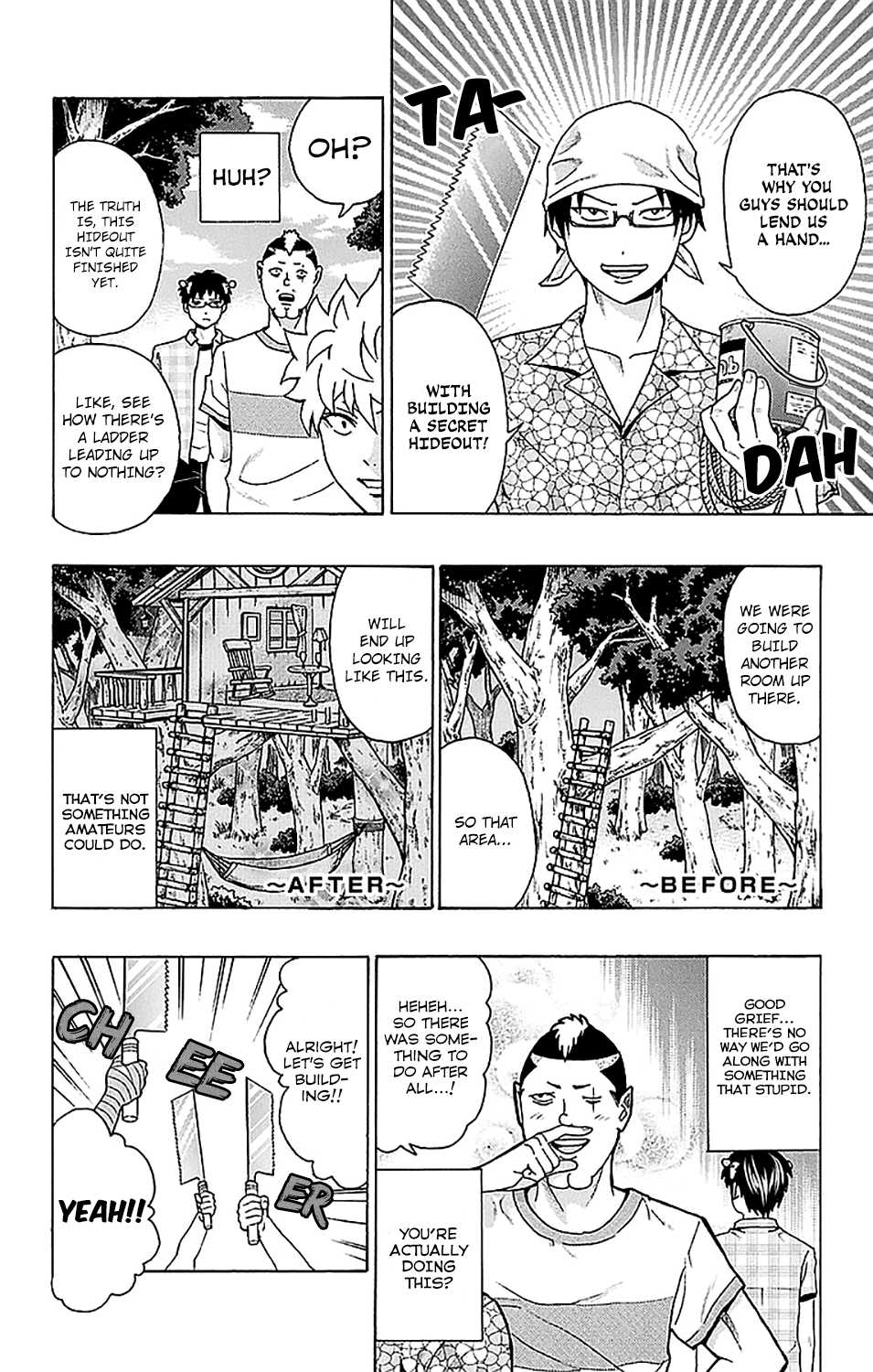 Saiki Kusuo no Sainan Chapter 207 page 13 - Chapter 207: InPSIde the Secret Hideout
