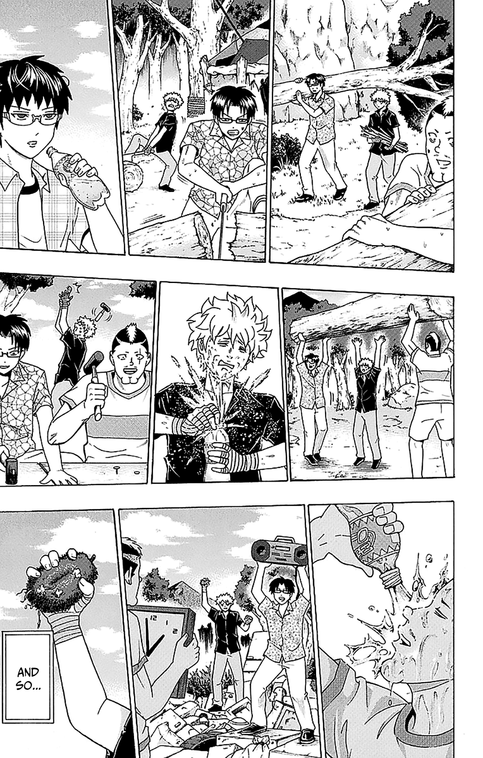 Saiki Kusuo no Sainan Chapter 207 page 14 - Chapter 207: InPSIde the Secret Hideout