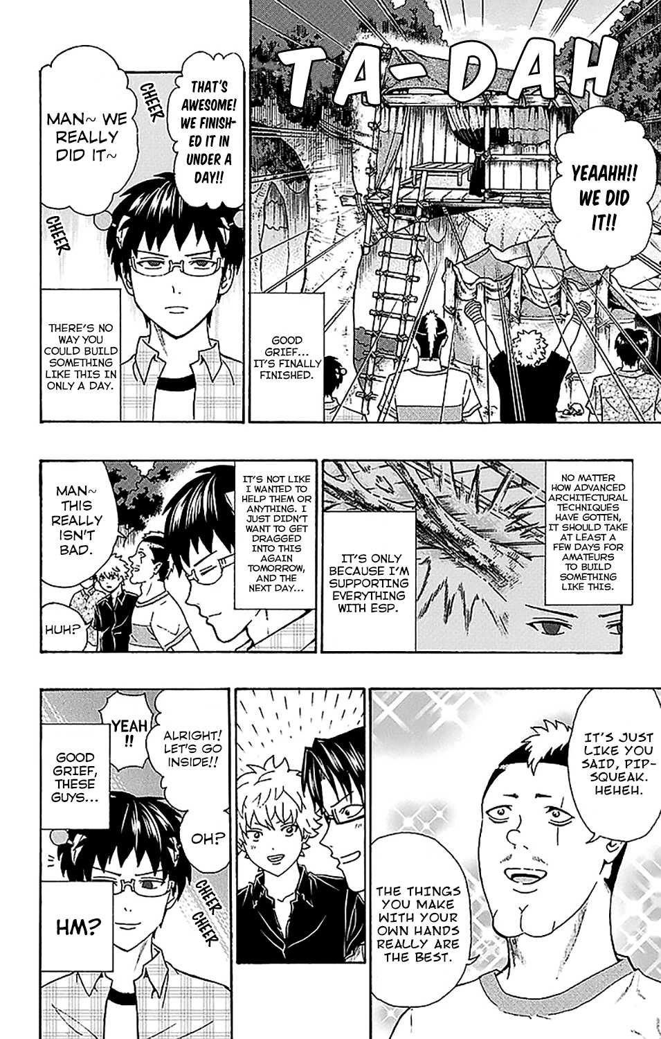Saiki Kusuo no Sainan Chapter 207 page 15 - Chapter 207: InPSIde the Secret Hideout
