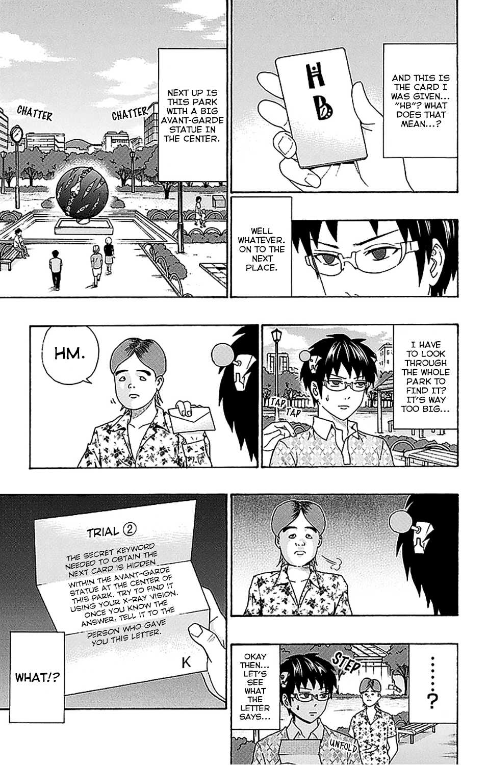 Saiki Kusuo no Sainan Chapter 208 page 10 - Chapter 208: ReviPSIting! The Older Brother's 5 Trials