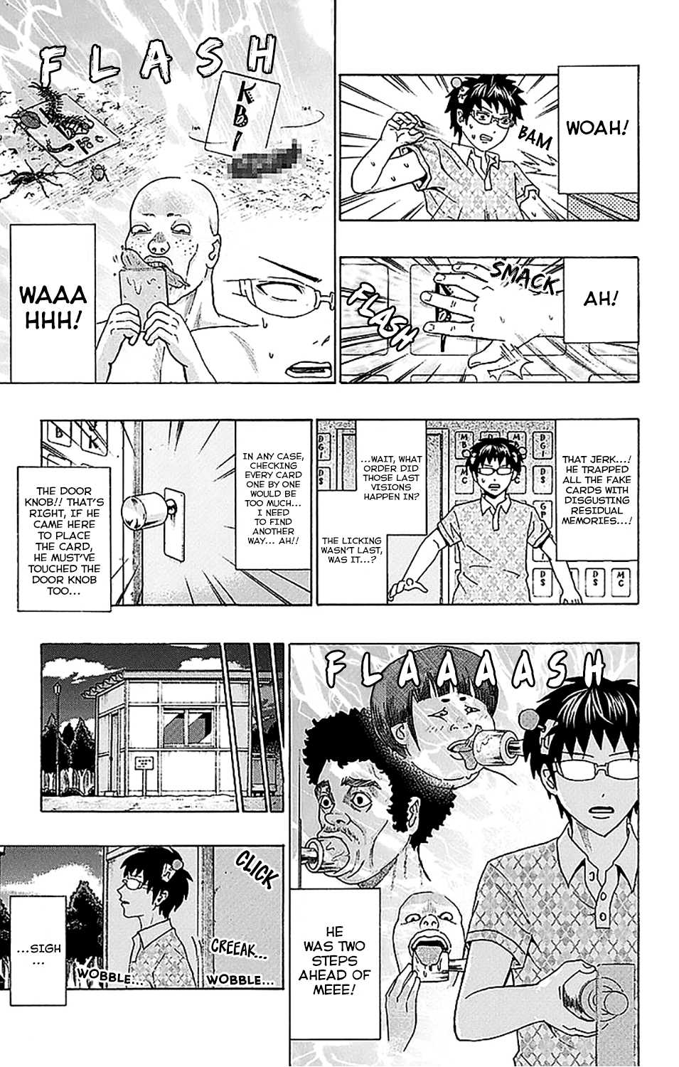 Saiki Kusuo no Sainan Chapter 208 page 14 - Chapter 208: ReviPSIting! The Older Brother's 5 Trials