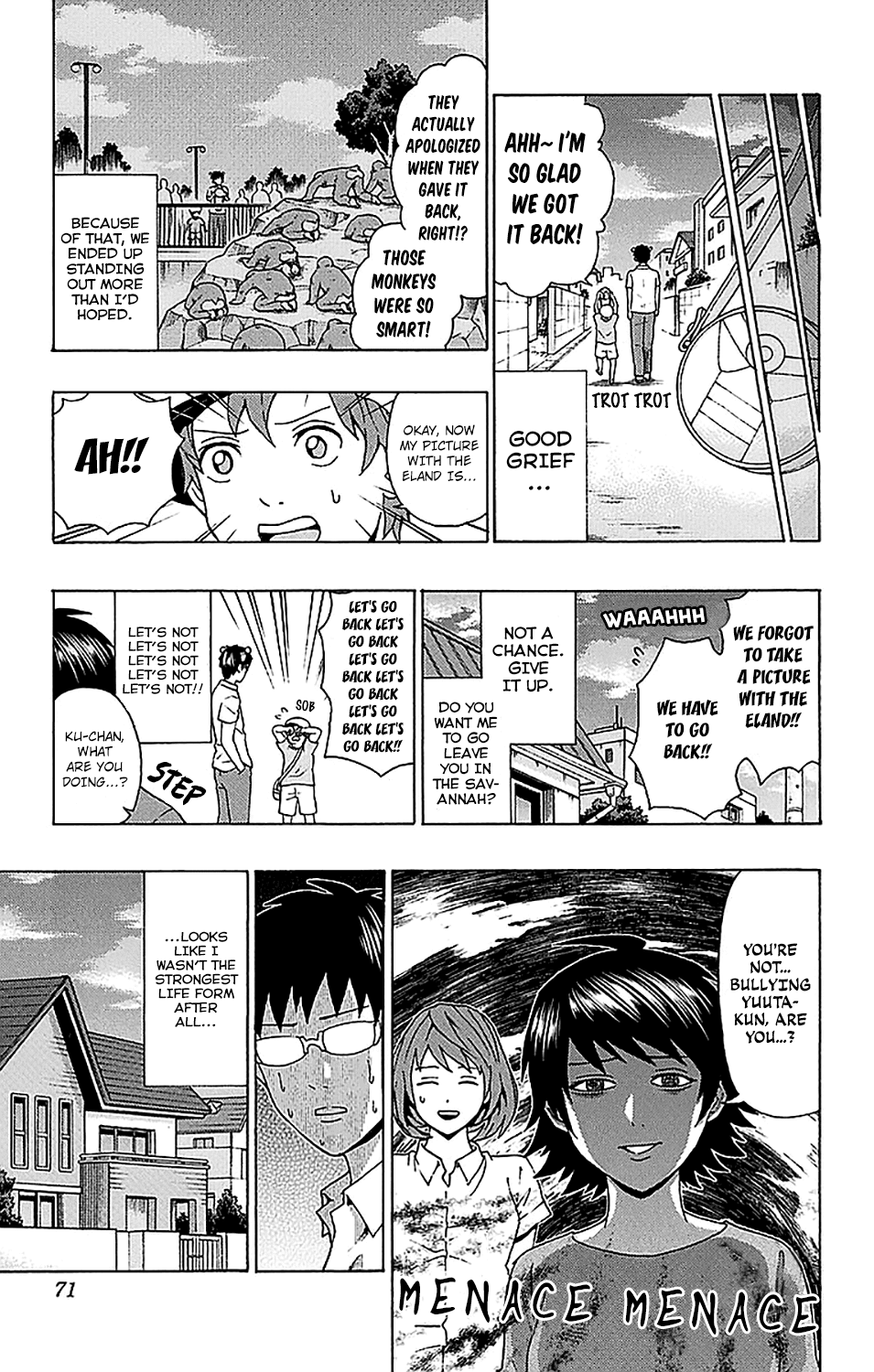 Saiki Kusuo no Sainan Chapter 209 page 16 - Chapter 209: See the RhinoPSIrous! Let's Go to the Zoo!