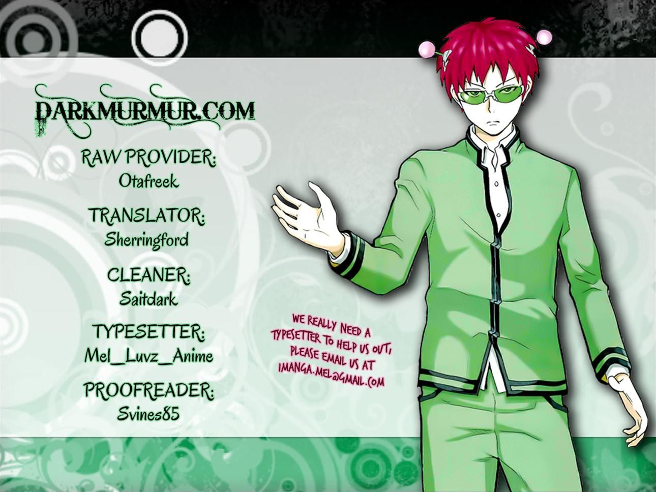 Saiki Kusuo no Sainan Chapter 21 page 18 - Chapter 21 : The Danger in A 3-Month Relationship