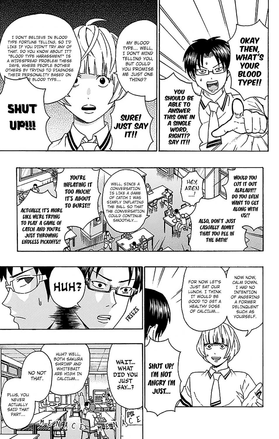 Saiki Kusuo no Sainan Chapter 210 page 12 - Chapter 210: The Annoying Transfer PSItudent! Akechi Touma