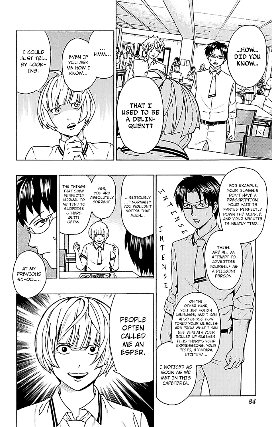 Saiki Kusuo no Sainan Chapter 210 page 13 - Chapter 210: The Annoying Transfer PSItudent! Akechi Touma