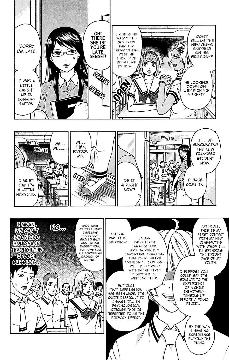 Saiki Kusuo no Sainan Chapter 210 page 5 - Chapter 210: The Annoying Transfer PSItudent! Akechi Touma