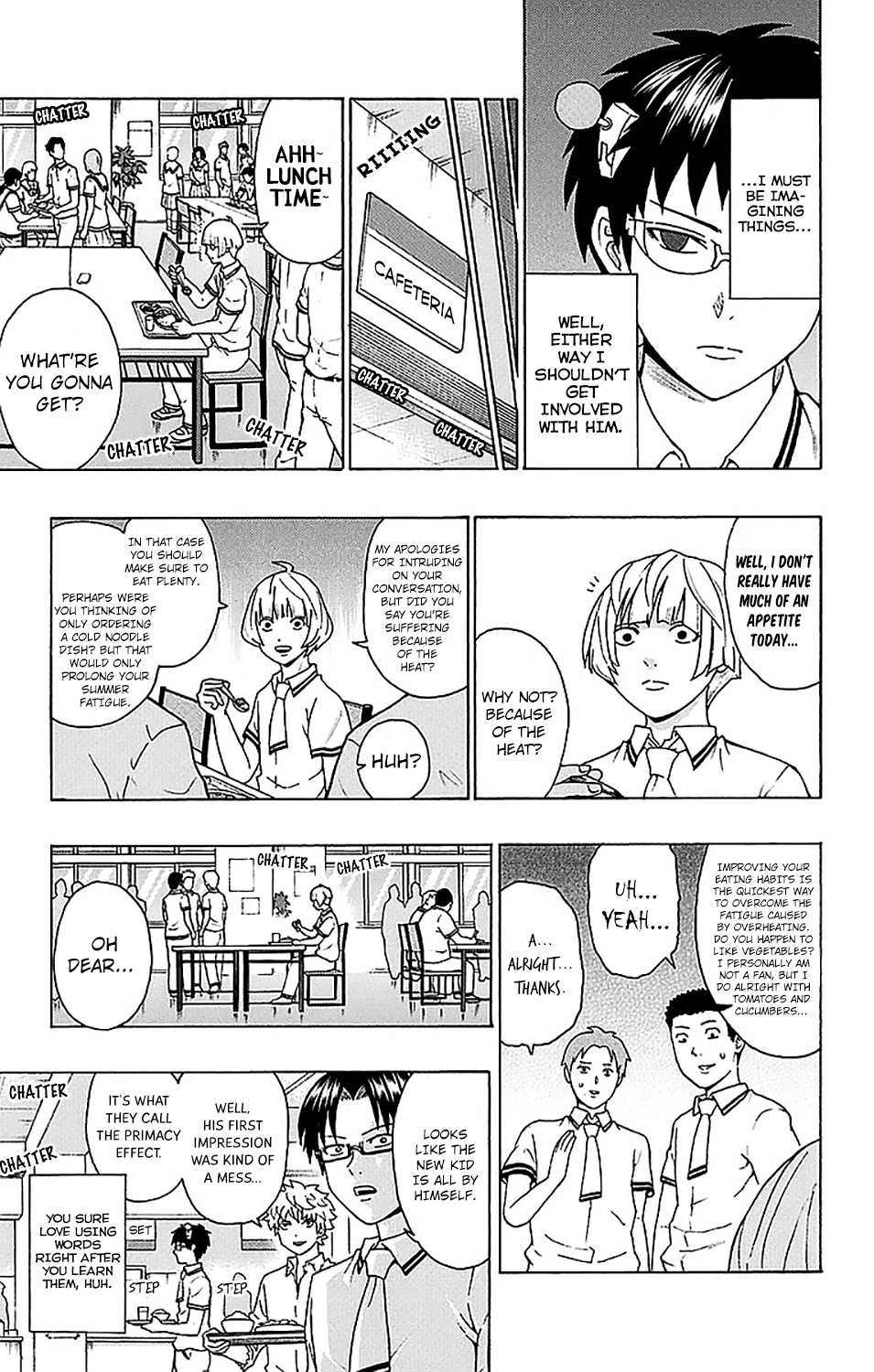 Saiki Kusuo no Sainan Chapter 210 page 8 - Chapter 210: The Annoying Transfer PSItudent! Akechi Touma