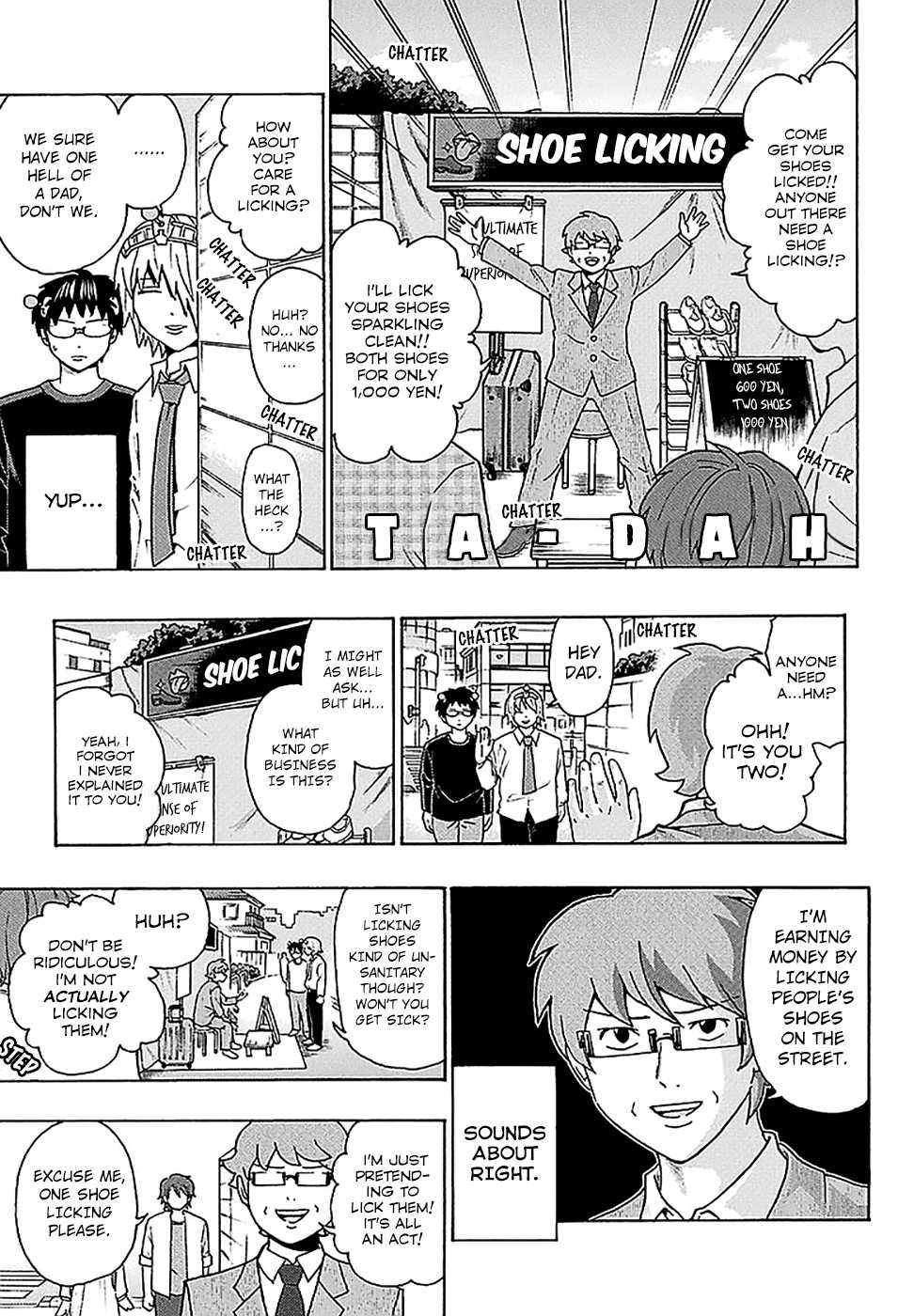 Saiki Kusuo no Sainan Chapter 212 page 10 - Chapter 212: Dad's New ProfesPSIon!?