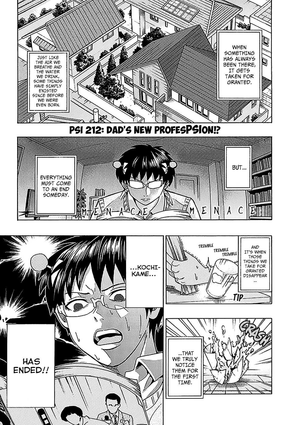 Saiki Kusuo no Sainan Chapter 212 page 2 - Chapter 212: Dad's New ProfesPSIon!?