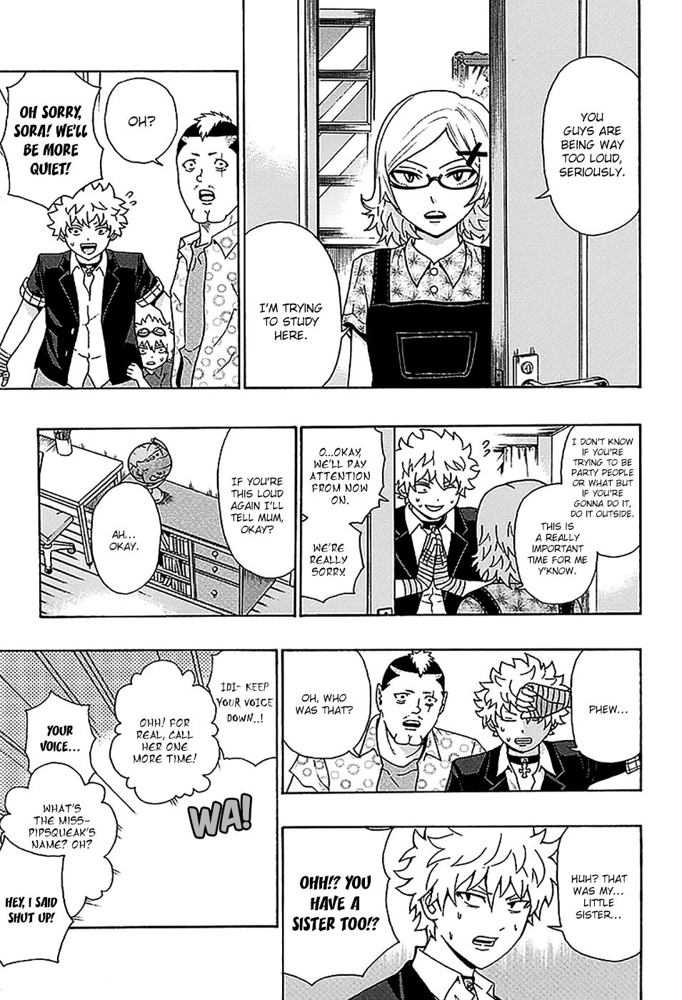 Saiki Kusuo no Sainan Chapter 213 page 13 - Chapter 213: The DiPSIster of the Kaidou Siblings