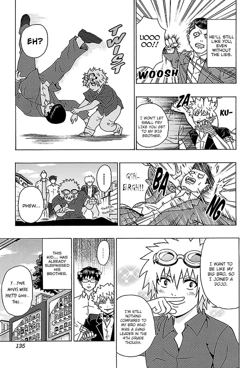 Saiki Kusuo no Sainan Chapter 213 page 17 - Chapter 213: The DiPSIster of the Kaidou Siblings