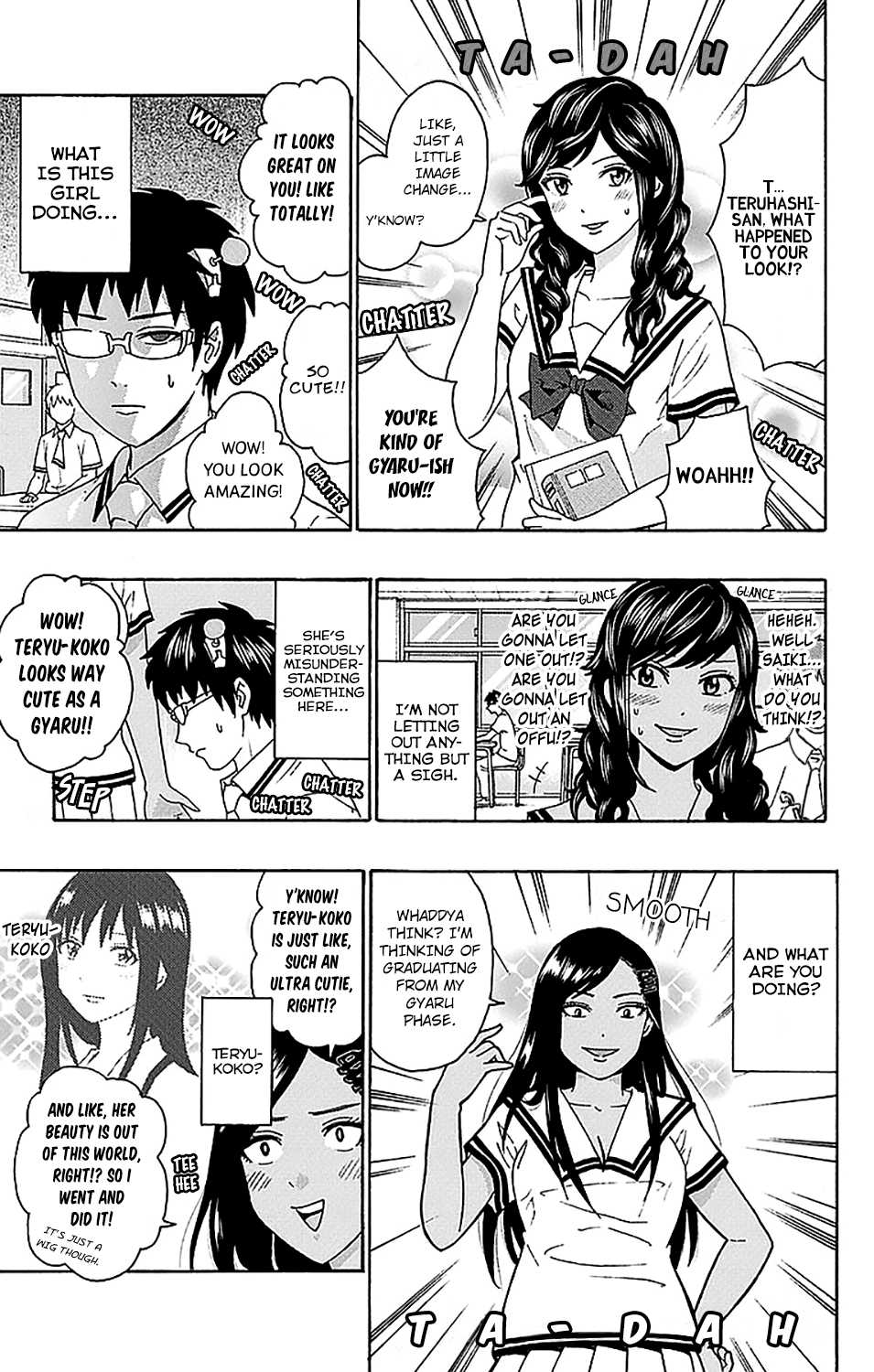 Saiki Kusuo no Sainan Chapter 214 page 10 - Chapter 214: Image Change TranPSIformation Girl