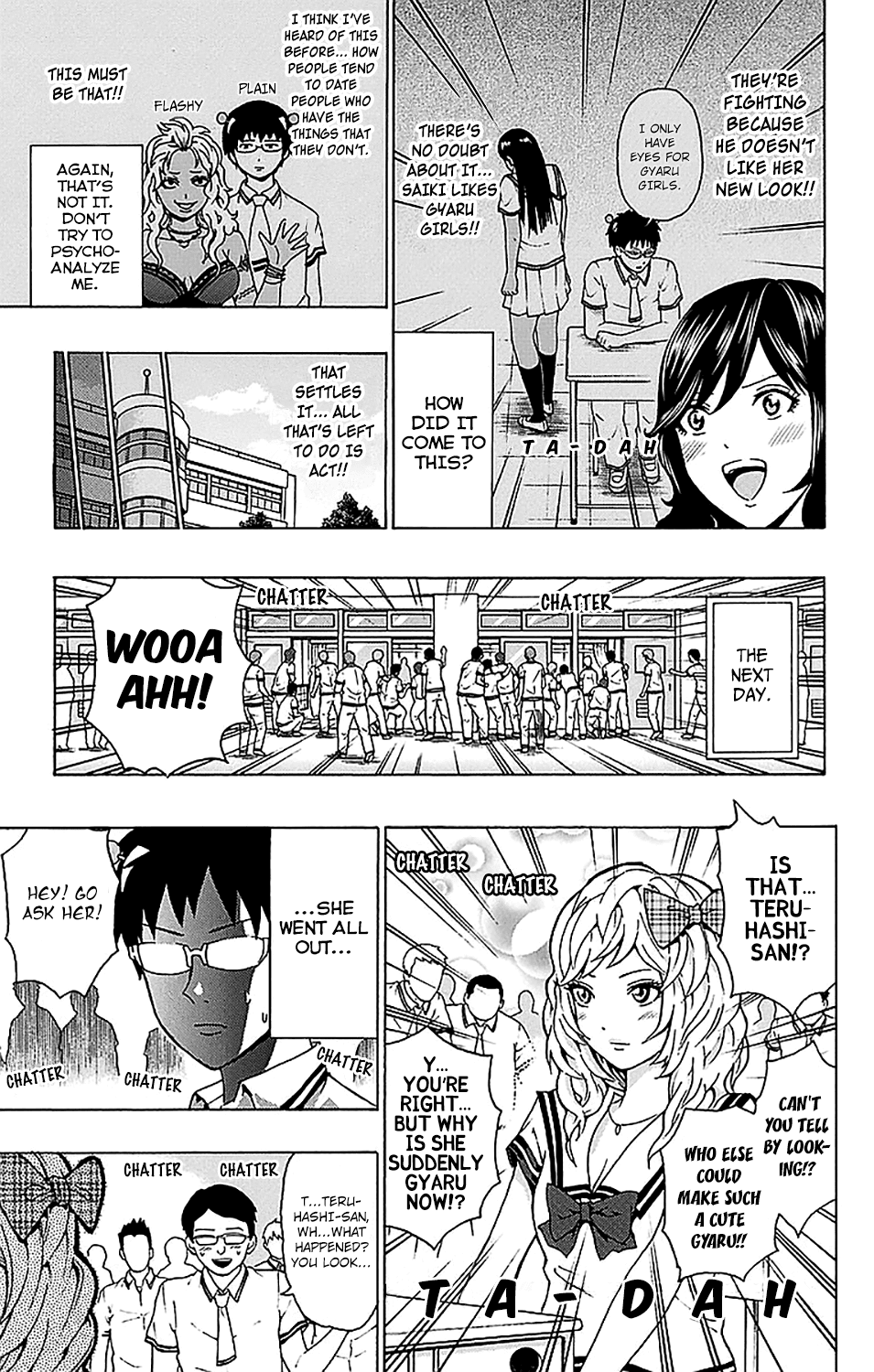 Saiki Kusuo no Sainan Chapter 214 page 12 - Chapter 214: Image Change TranPSIformation Girl
