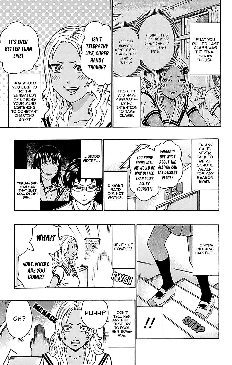 Saiki Kusuo no Sainan Chapter 214 page 6 - Chapter 214: Image Change TranPSIformation Girl