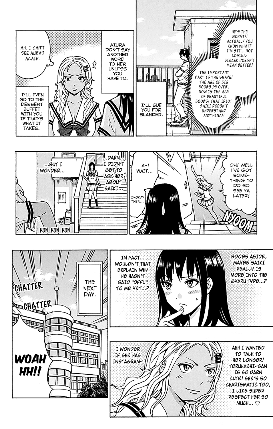 Saiki Kusuo no Sainan Chapter 214 page 9 - Chapter 214: Image Change TranPSIformation Girl