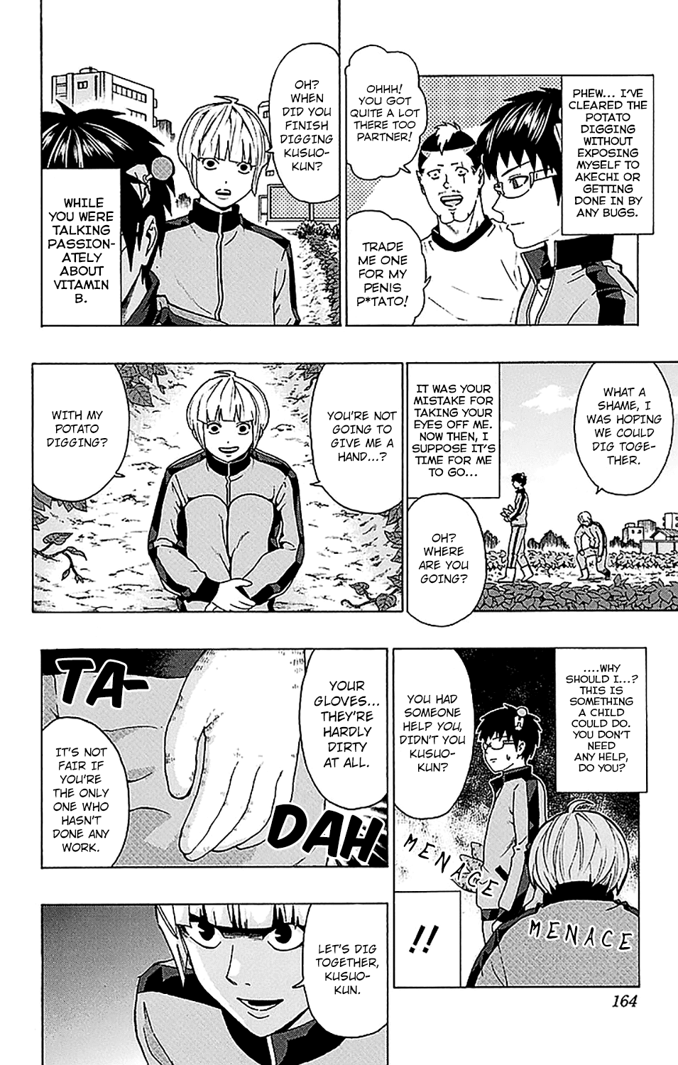 Saiki Kusuo no Sainan Chapter 215 page 13 - Chapter 215: Sweet Potato Digging DiPSIster