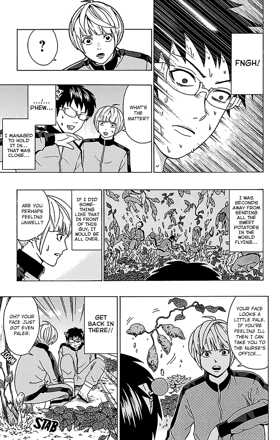 Saiki Kusuo no Sainan Chapter 215 page 8 - Chapter 215: Sweet Potato Digging DiPSIster