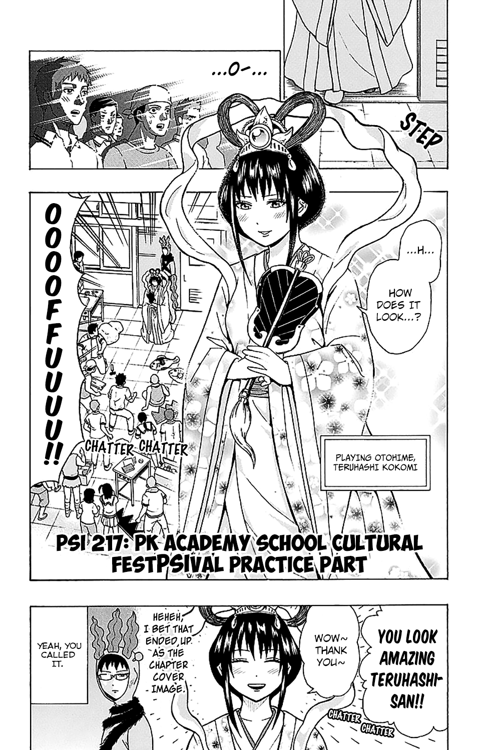Saiki Kusuo no Sainan Chapter 217 page 10 - Chapter 217: PK Academy School Cultural FestPSIval Practice Part