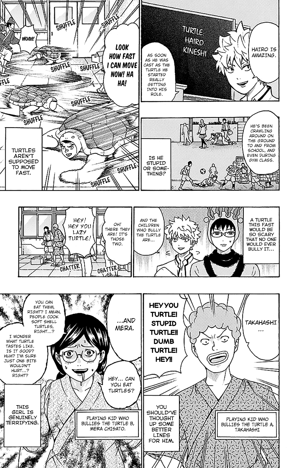 Saiki Kusuo no Sainan Chapter 217 page 13 - Chapter 217: PK Academy School Cultural FestPSIval Practice Part