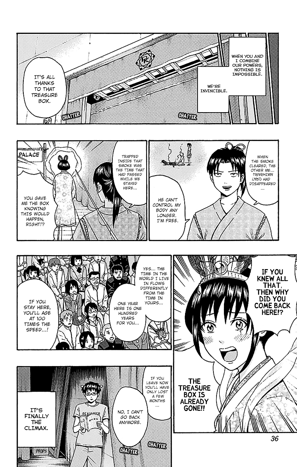 Saiki Kusuo no Sainan Chapter 218 page 16 - Chapter 218: PK Academy School Cultural FestPSIval Performance Part