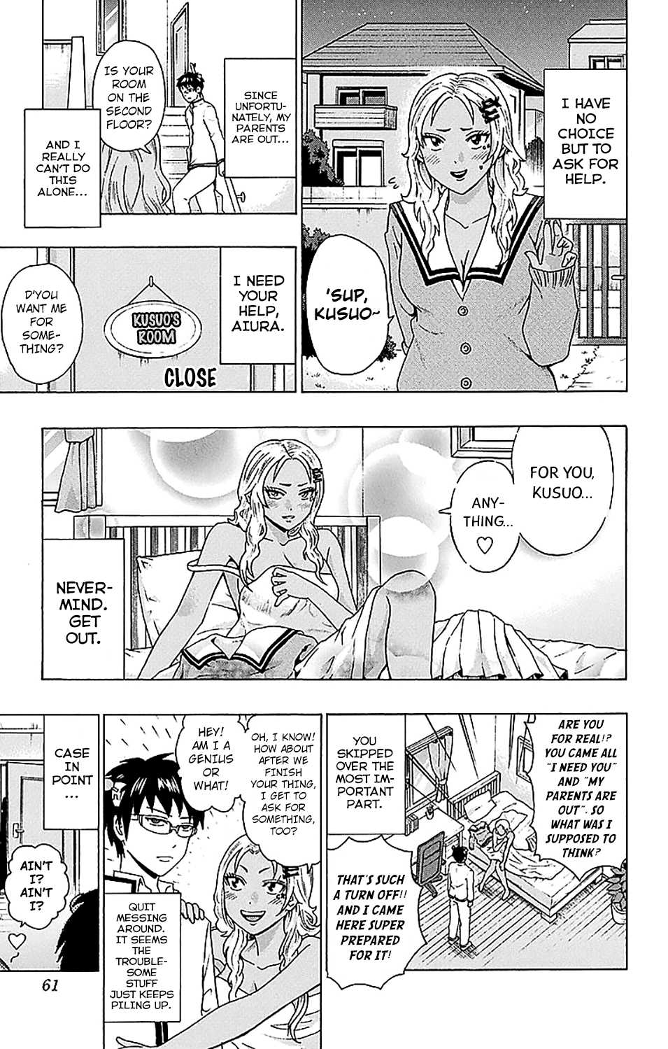 Saiki Kusuo no Sainan Chapter 220 page 8 - Chapter 220: HypnoPSIs Exchange! (Part One)
