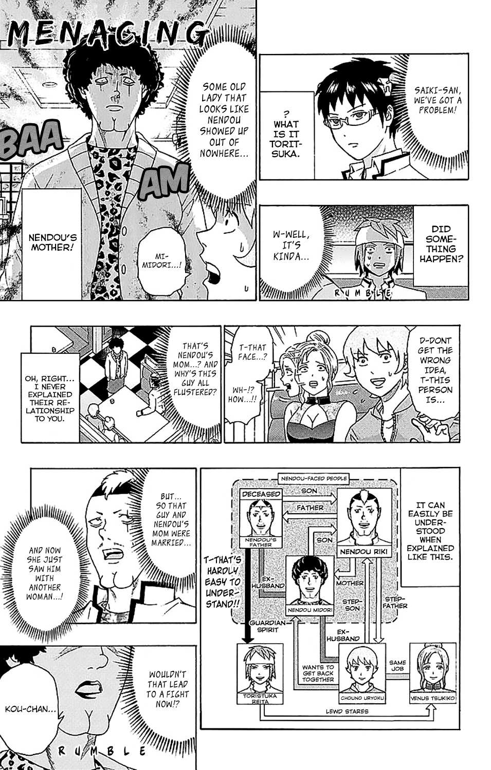 Saiki Kusuo no Sainan Chapter 221 page 10 - Chapter 221: HypnoPSIs Exchange! (Part Two)