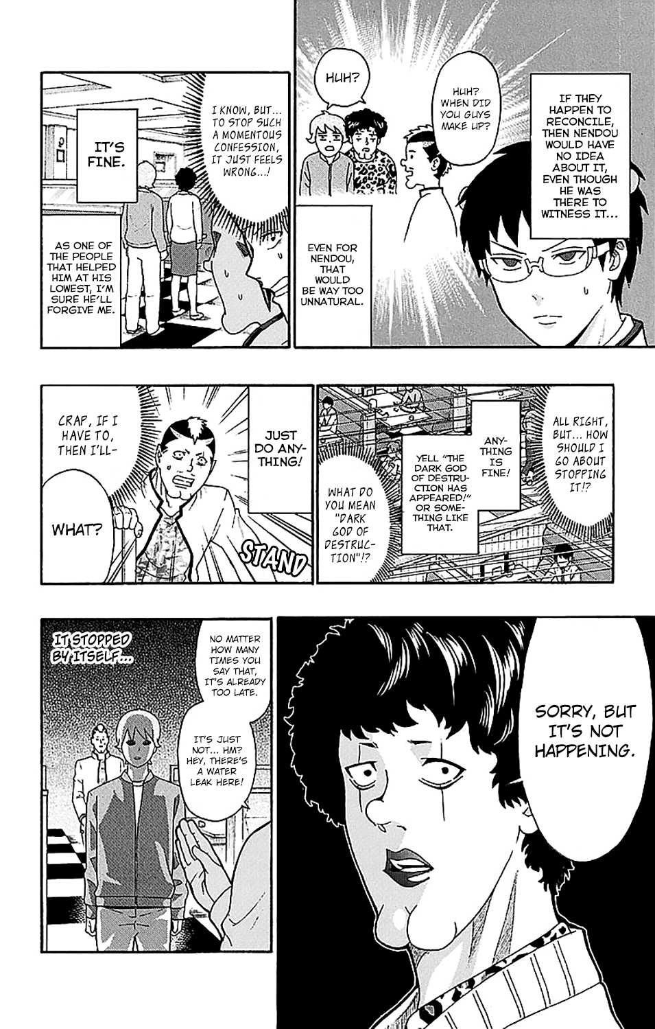 Saiki Kusuo no Sainan Chapter 221 page 13 - Chapter 221: HypnoPSIs Exchange! (Part Two)