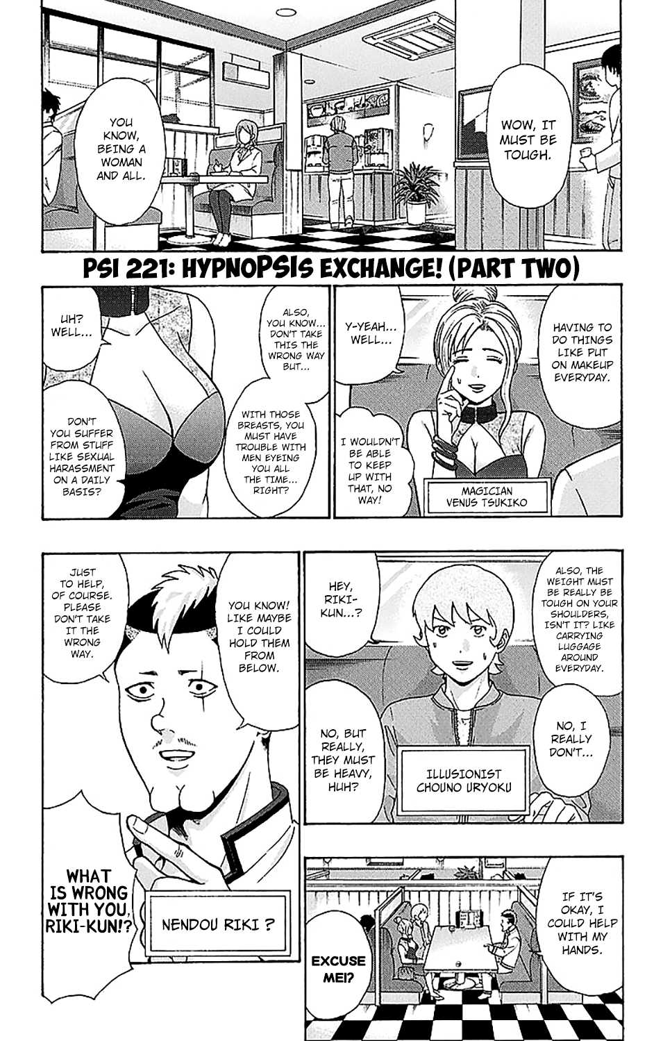Saiki Kusuo no Sainan Chapter 221 page 2 - Chapter 221: HypnoPSIs Exchange! (Part Two)