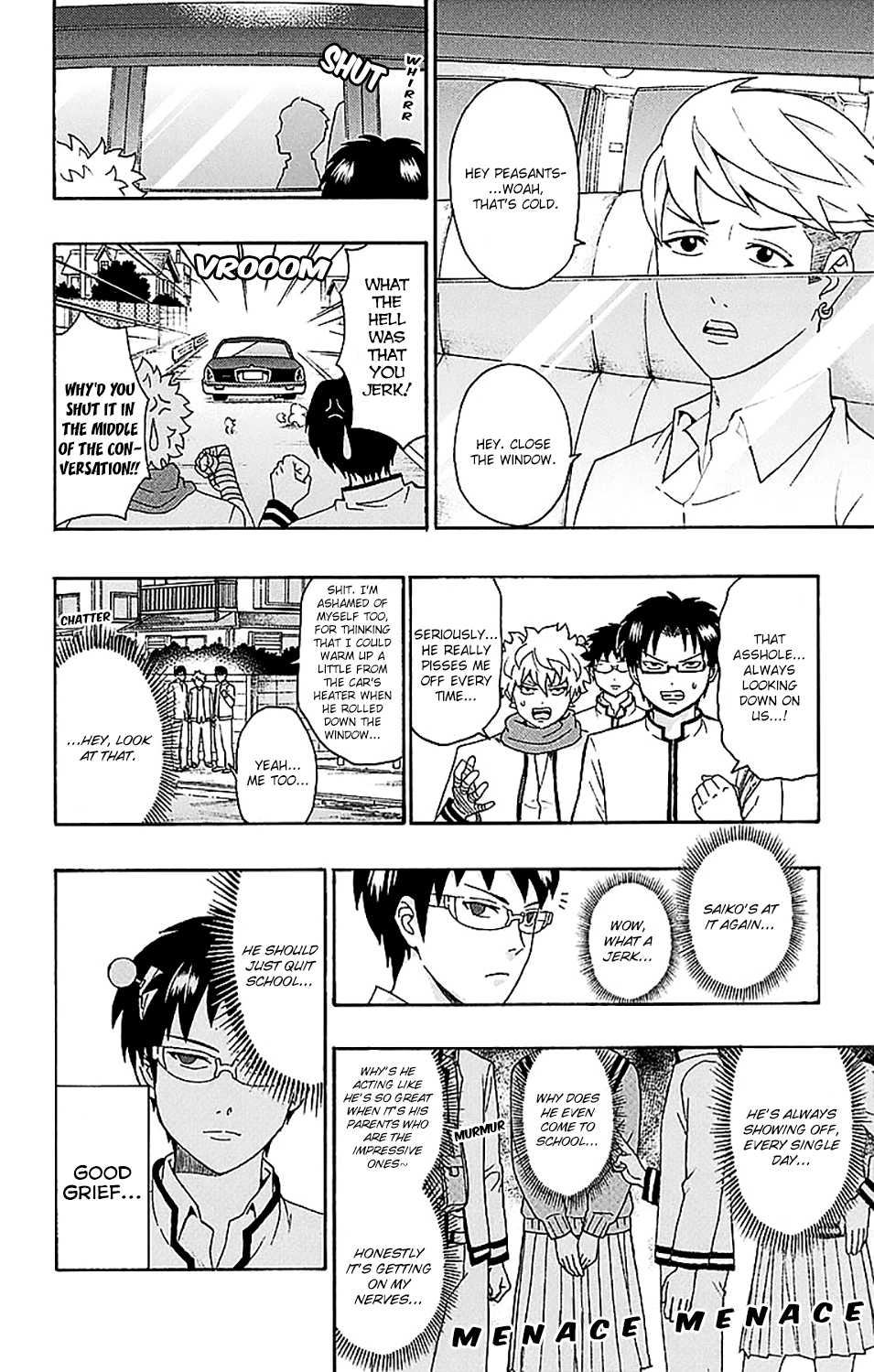 Saiki Kusuo no Sainan Chapter 223 page 3 - Chapter 223: PSIko Metori's Boring Day