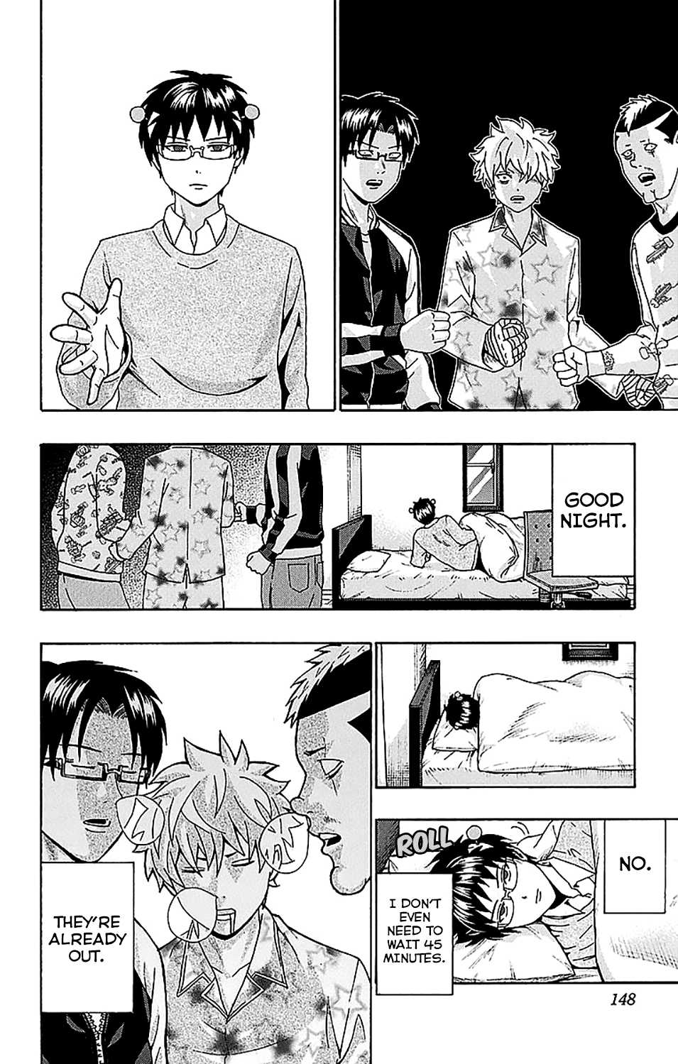 Saiki Kusuo no Sainan Chapter 225 page 15 - Chapter 225: PSIlebrating the End of the Year! New Year's Eve