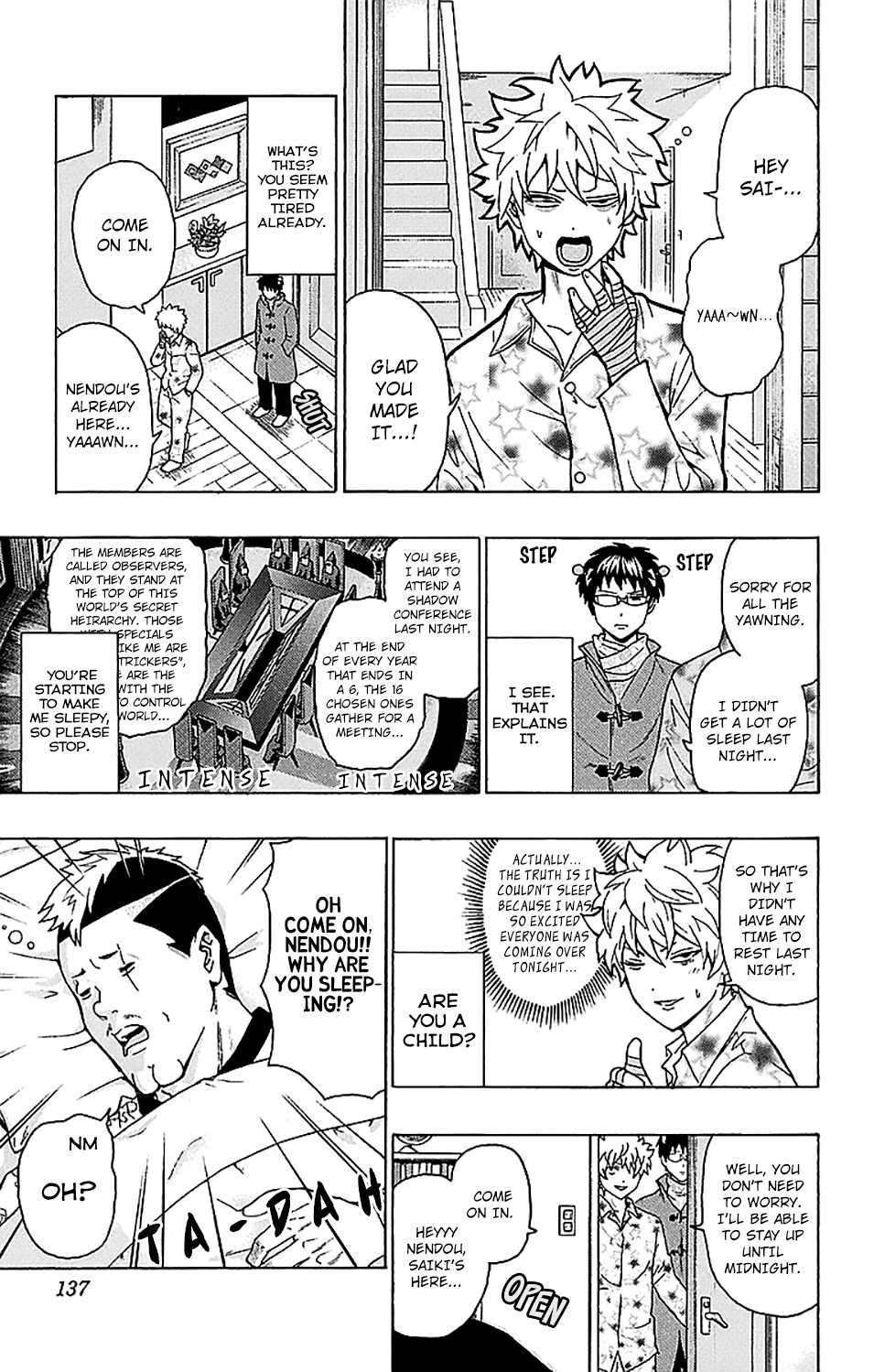 Saiki Kusuo no Sainan Chapter 225 page 4 - Chapter 225: PSIlebrating the End of the Year! New Year's Eve