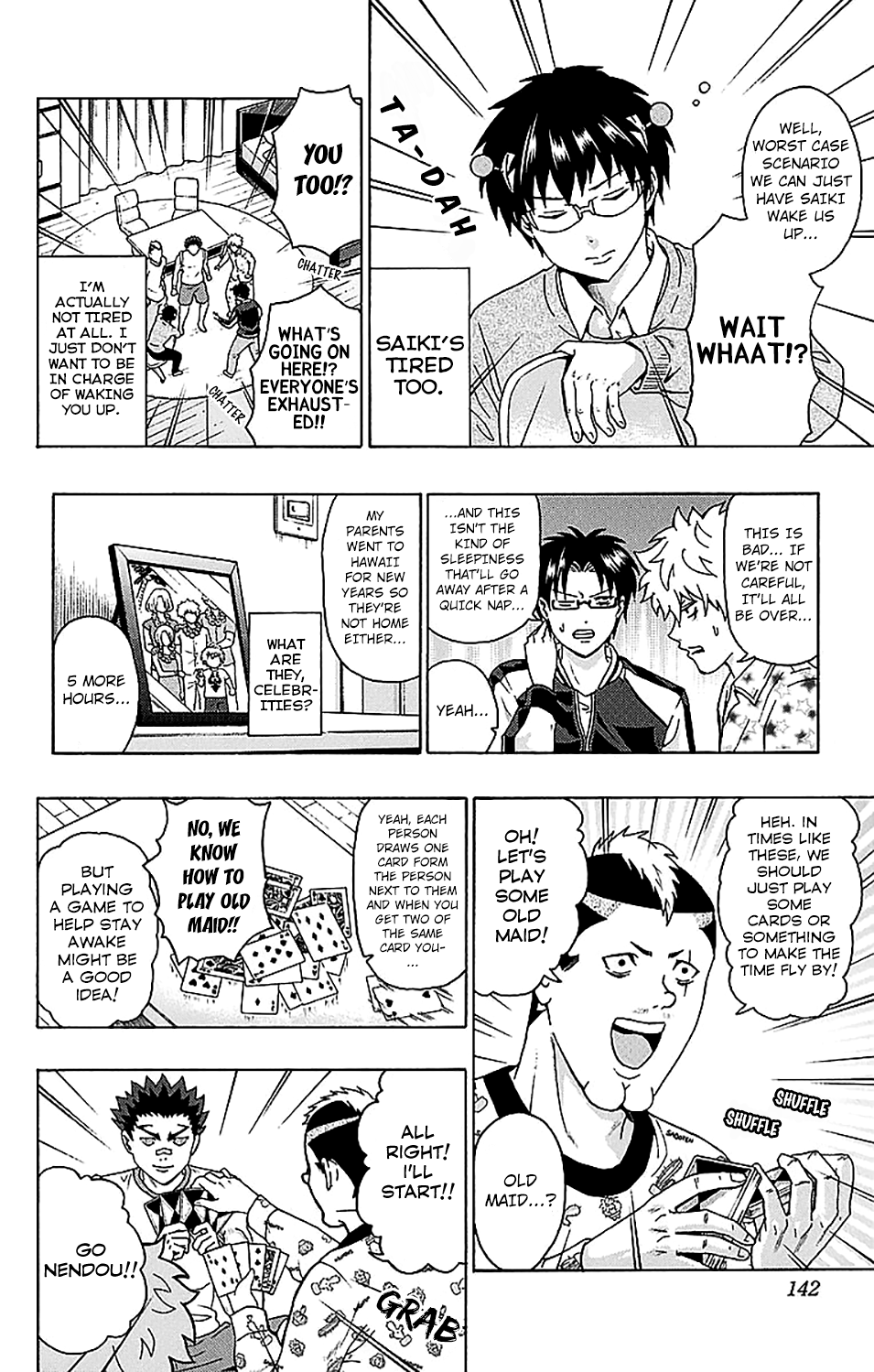Saiki Kusuo no Sainan Chapter 225 page 9 - Chapter 225: PSIlebrating the End of the Year! New Year's Eve