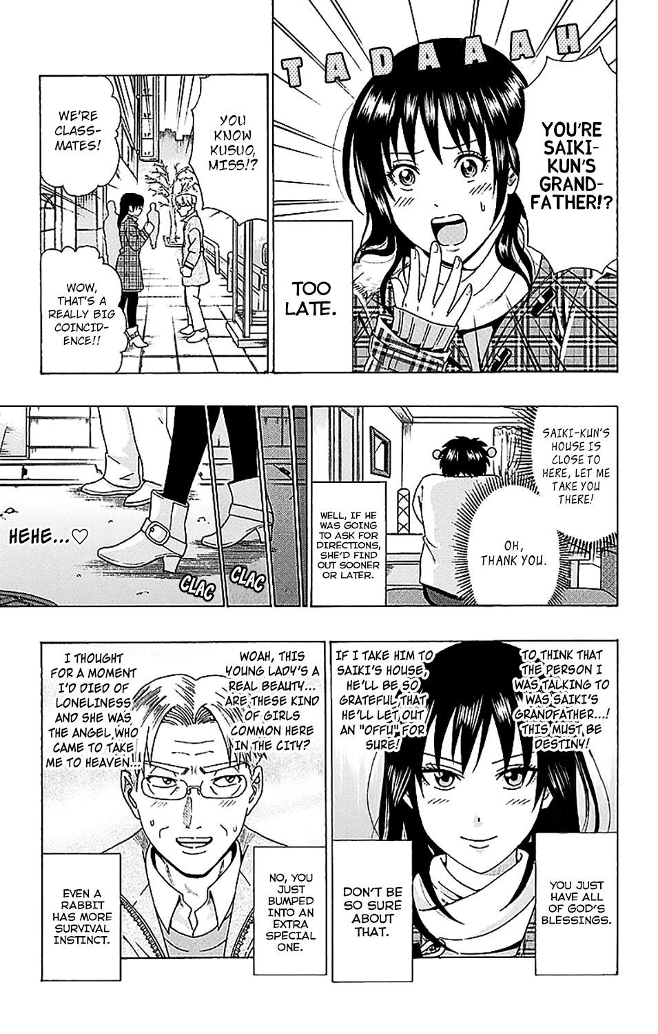 Saiki Kusuo no Sainan Chapter 227 page 10 - Chapter 227: ReviPSIt! Gradparent's Travel Log