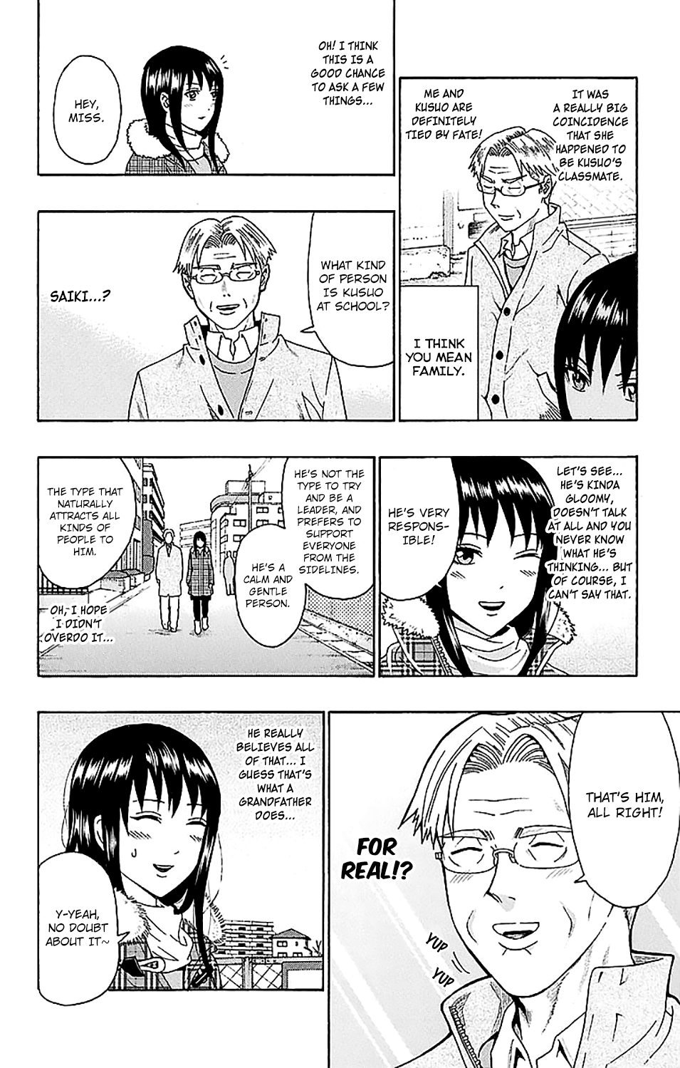 Saiki Kusuo no Sainan Chapter 227 page 11 - Chapter 227: ReviPSIt! Gradparent's Travel Log
